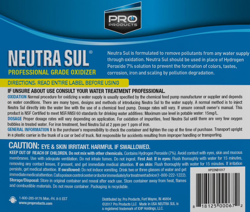 Neutra Sul Professional Grade Oxidizer