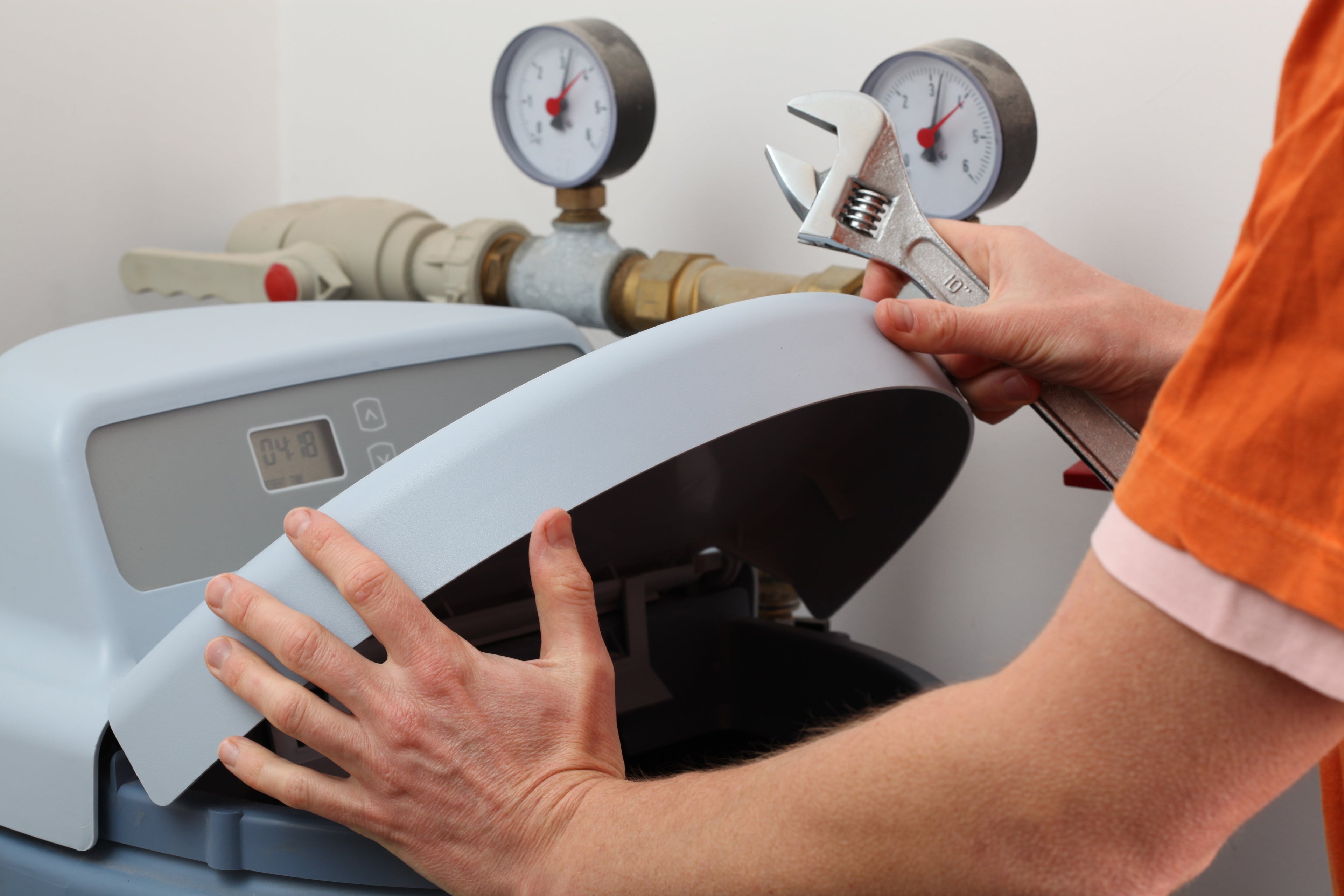 Every Time You Open a Water Softener, Sanitize it