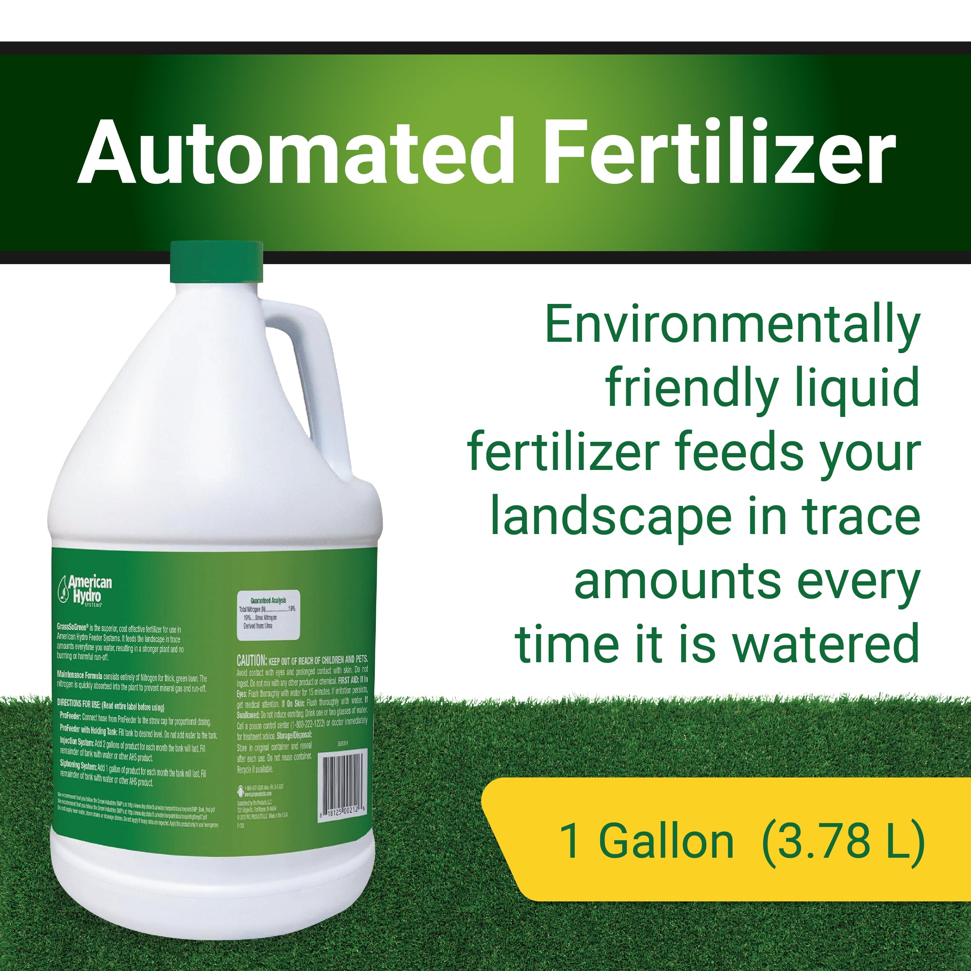 GrassSoGreen® Fertilizer, Maintenance Formula 19-0-0
