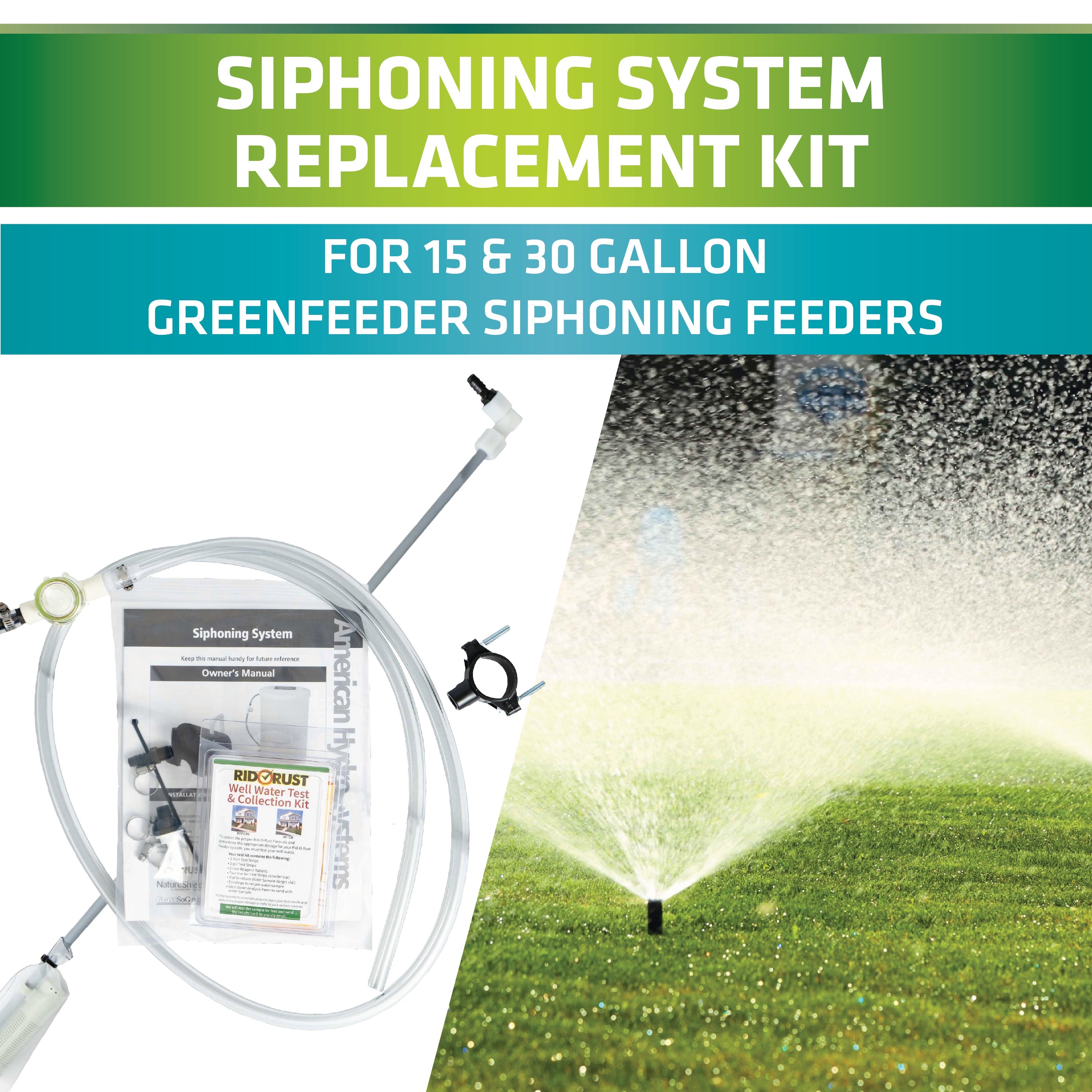 "The Works" Parts Kit, 30 Gal. Siphoning System