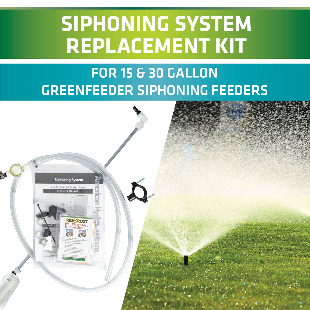 "The Works" Parts Kit, 30 Gal. Siphoning System