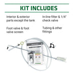 "The Works" Parts Kit, 30 Gal. Siphoning System