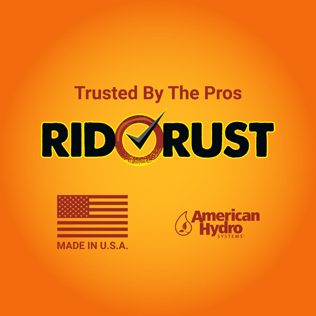 American Hydro Systems 2662 Rid O Rust Liquid Rust Stain Remover 1-Gallon