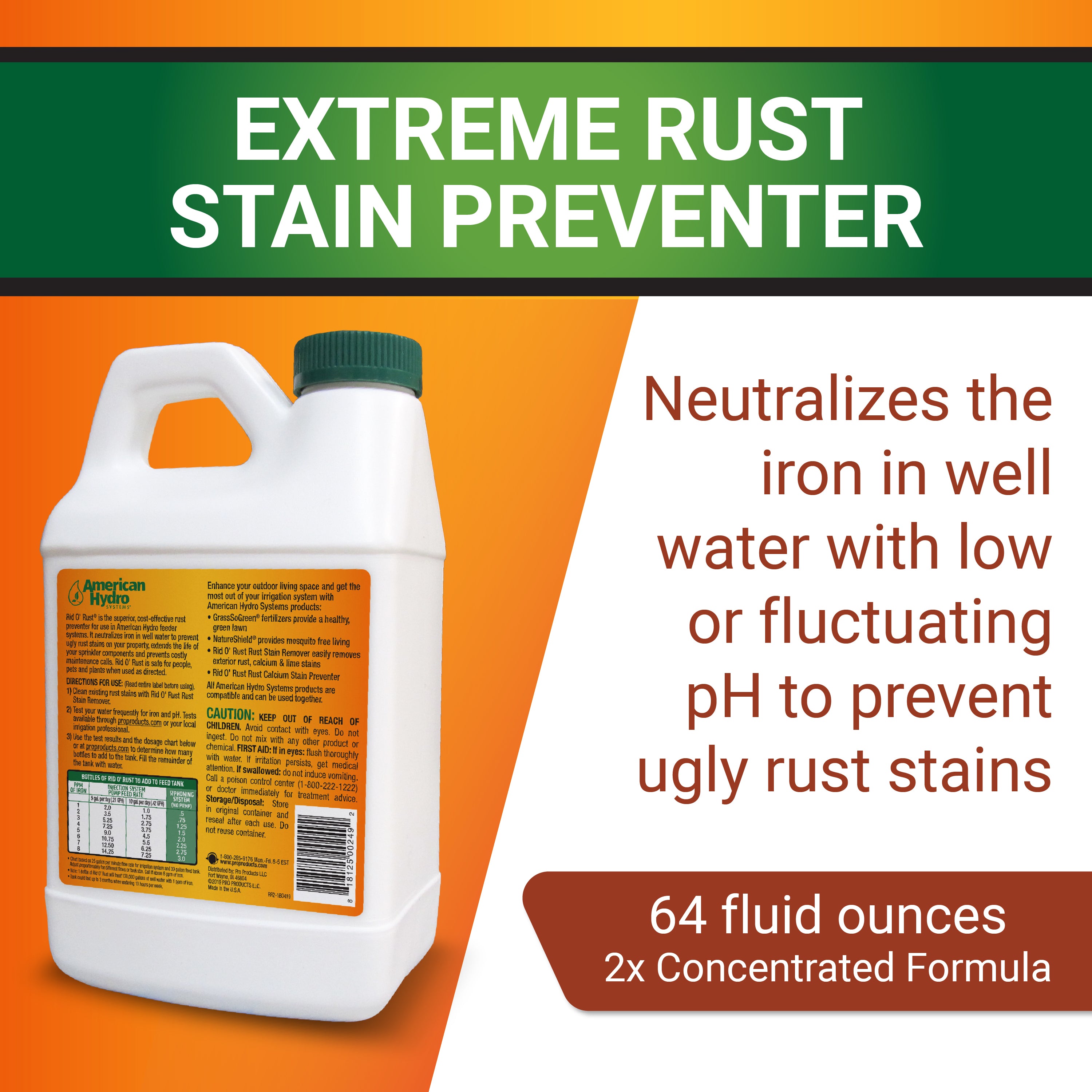 Rid-O-Rust® Rust Preventer - Extreme Water - Pro Products
