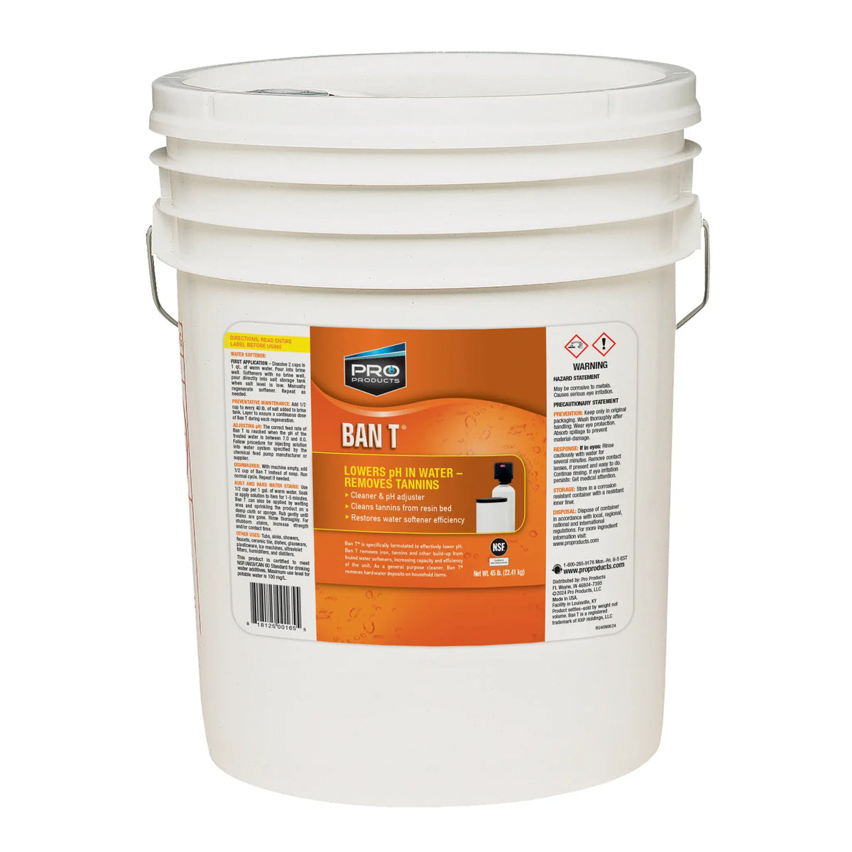 Ban T® Alkaline Water Neutralizer &amp; Tannin Remover
