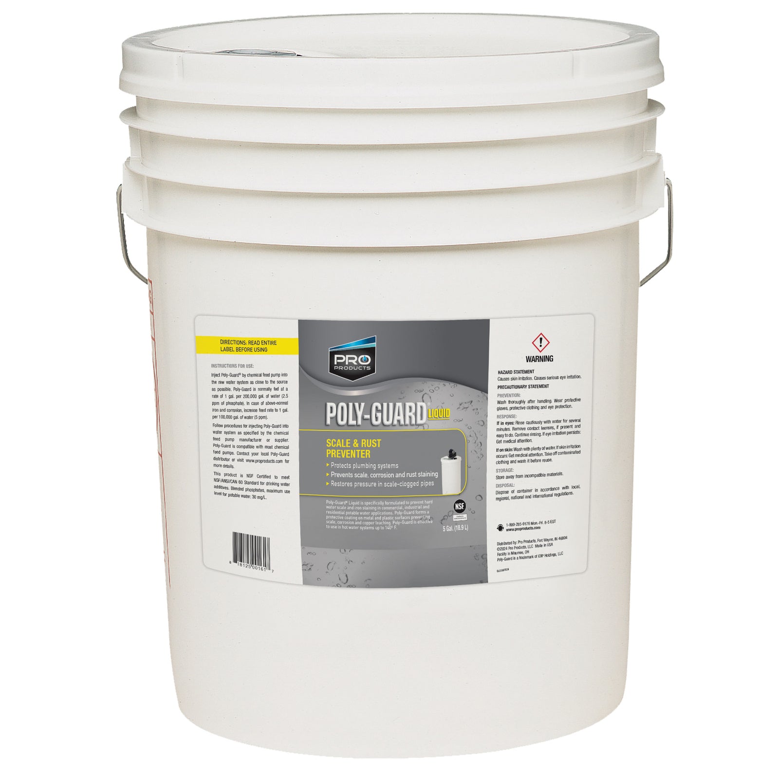 Poly-Guard® Scale & Rust Preventer, Liquid