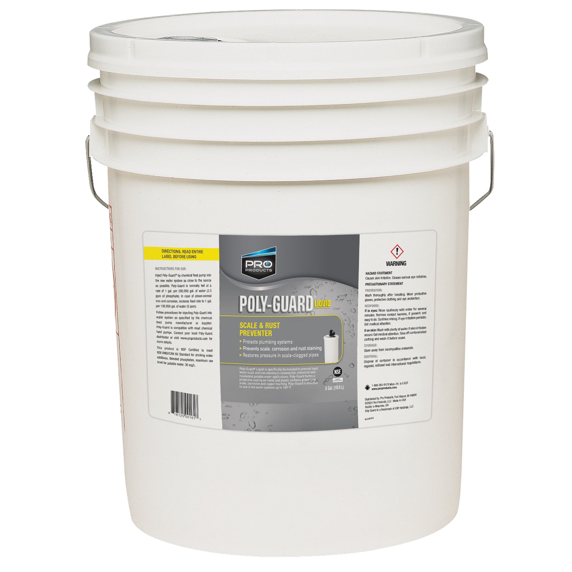 Poly-Guard® Scale & Rust Preventer, Liquid