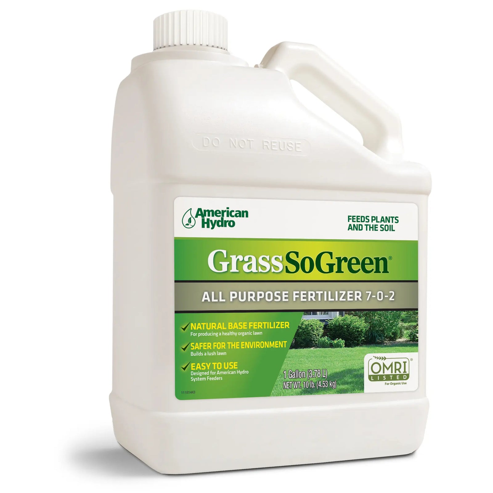 GrassSoGreen® All Purpose Fertilizer 7-0-2