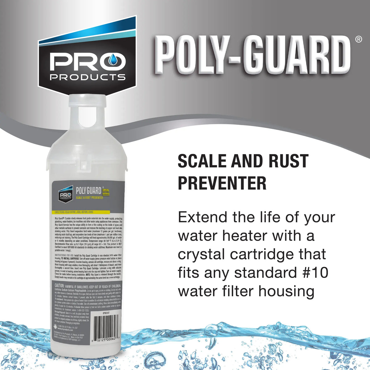 Poly-Guard® Crystals, Scale &amp; Rust Preventer