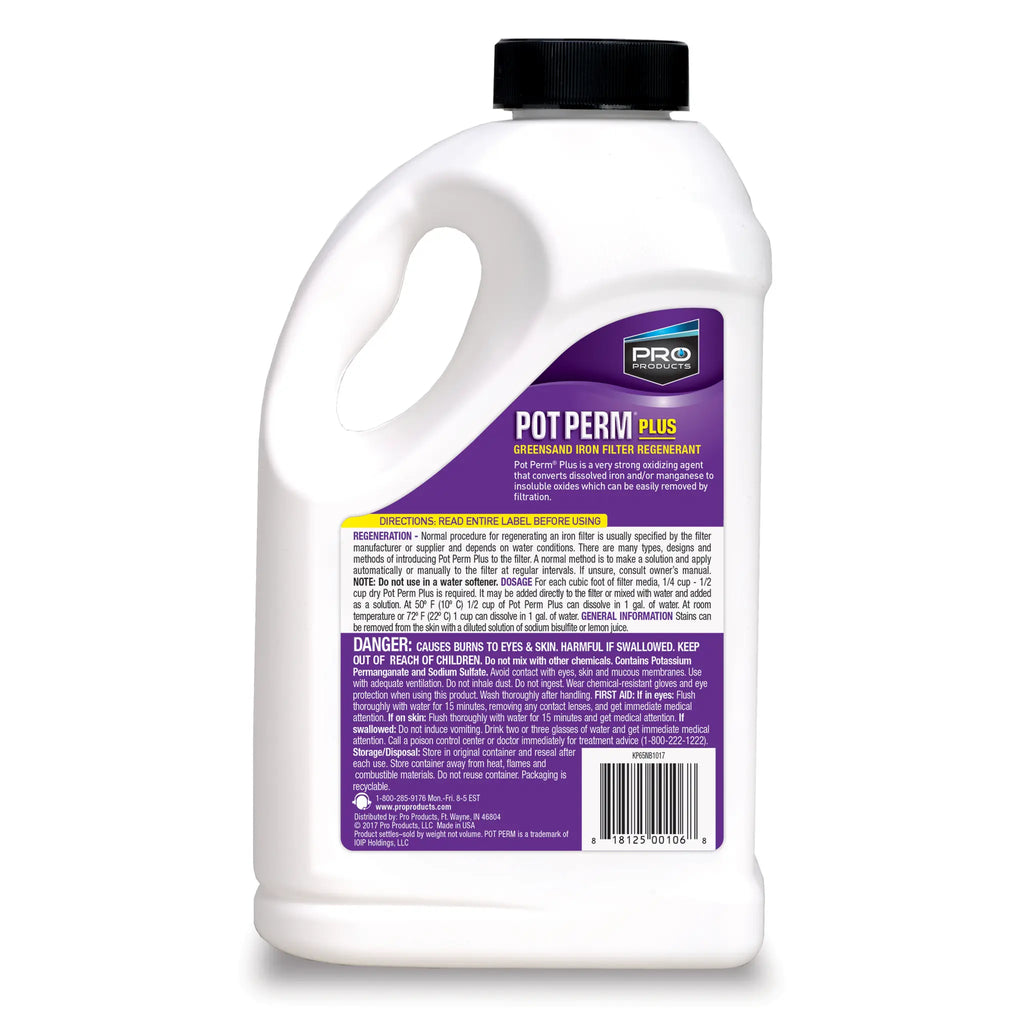 Pot-Perm® Plus Greensand Iron Filter Regenerant