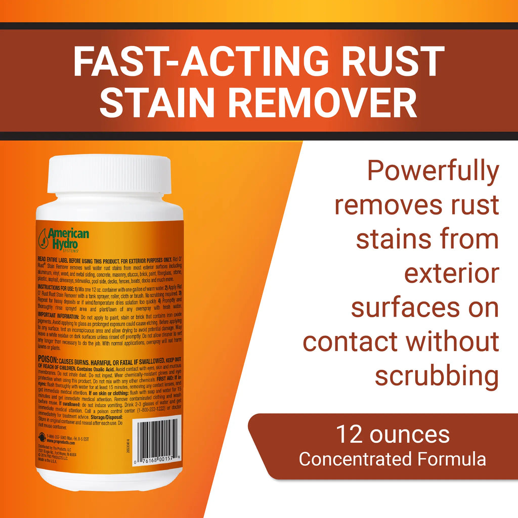 Rust & Calcium Stain Remover, Powder - Rid-O-Rust®