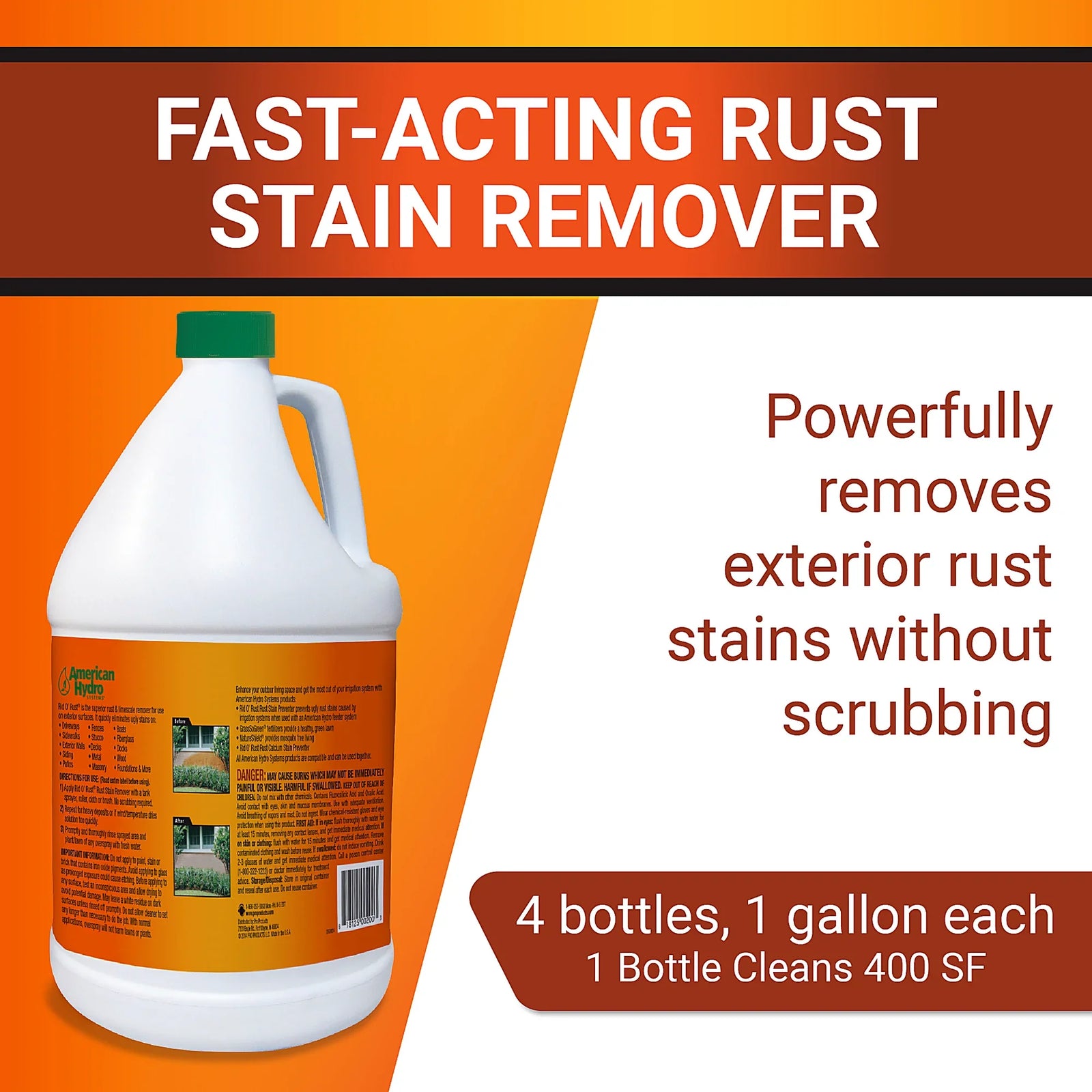 Rust & Calcium Stain Remover, Liquid - Rid-O-Rust®