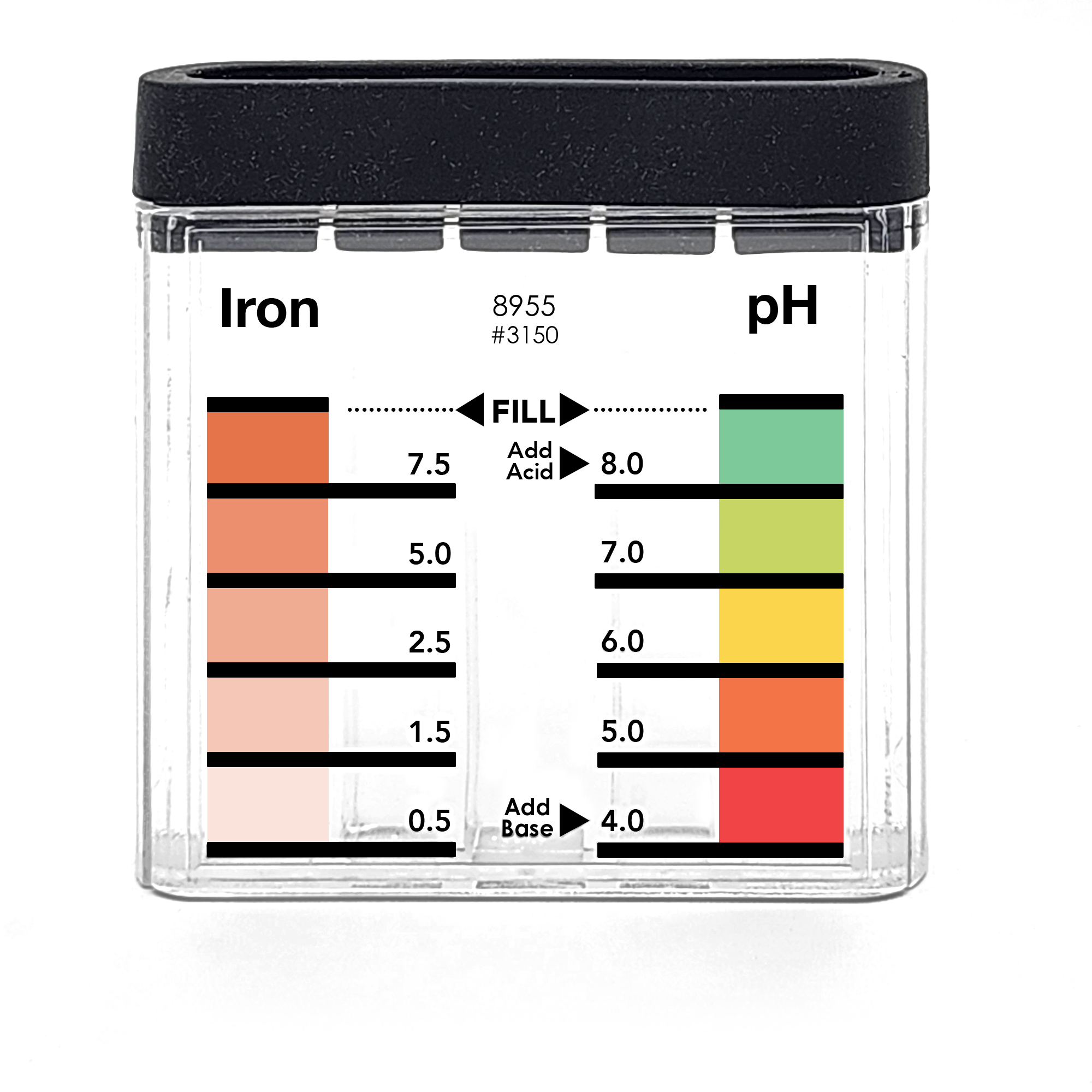 Dual Test Stand, Iron & pH, Replacement