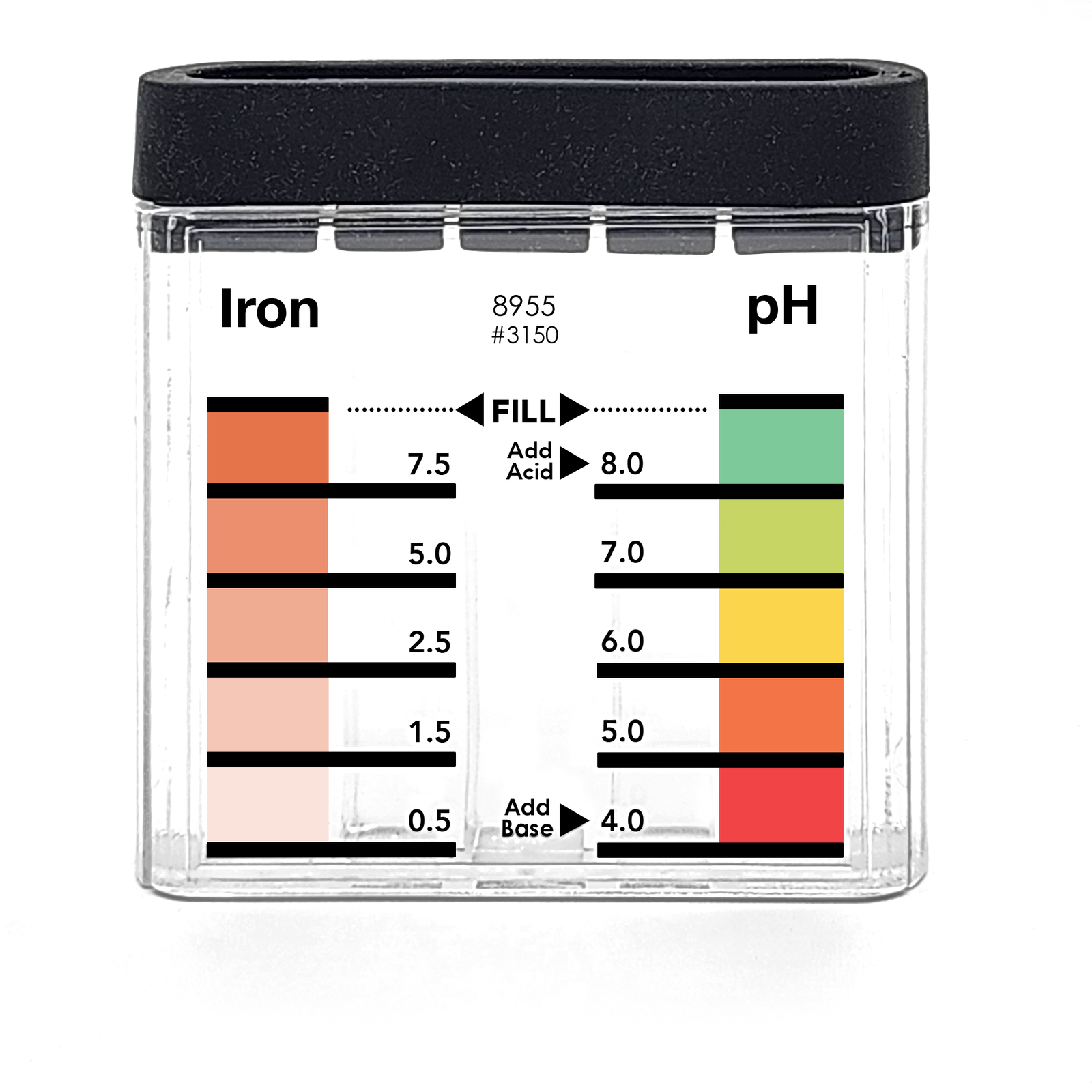 Dual Test Stand, Iron & pH, Replacement