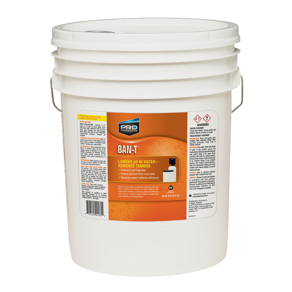 BAN T® Alkaline Water Neutralizer & Tannin Remover