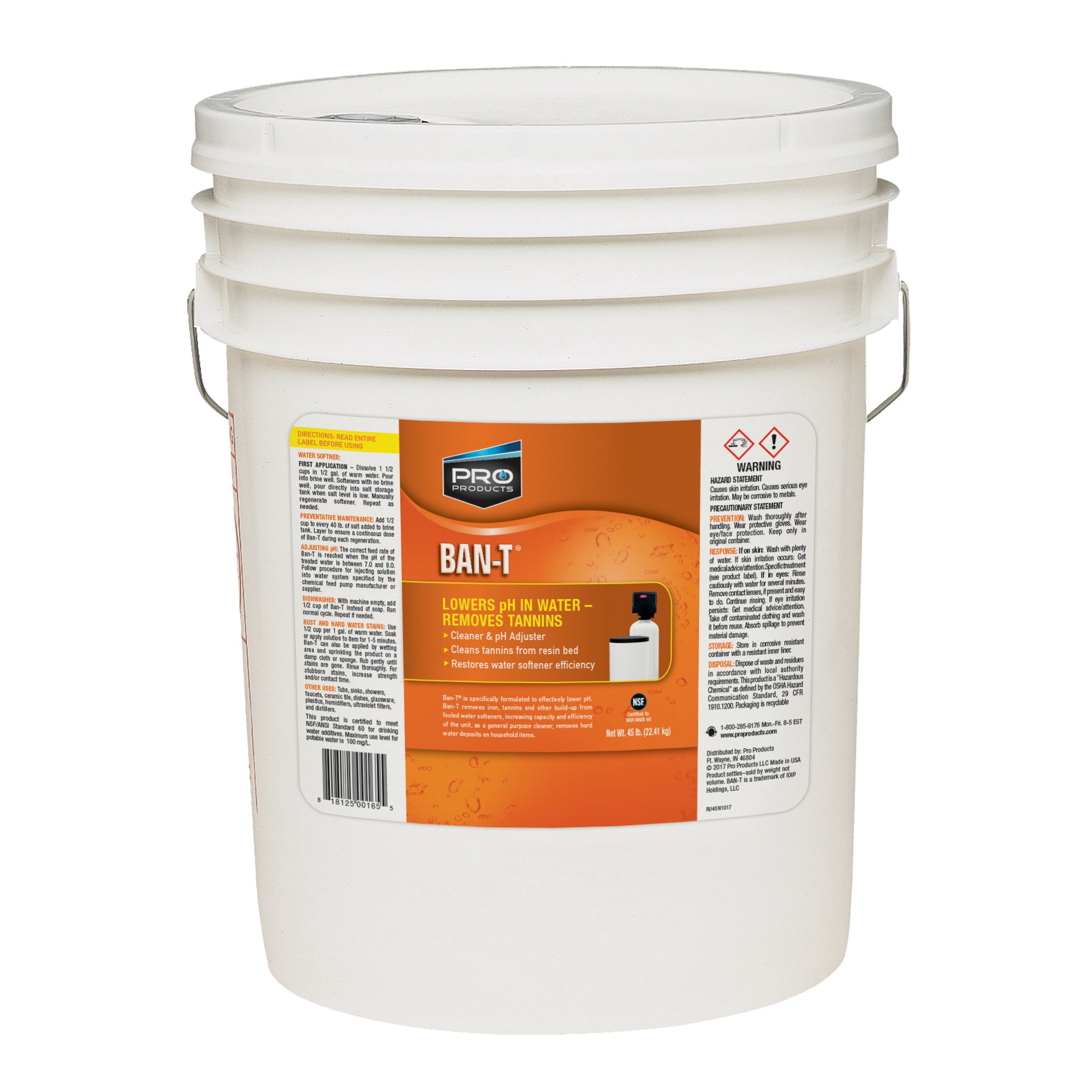 BAN T® Alkaline Water Neutralizer & Tannin Remover