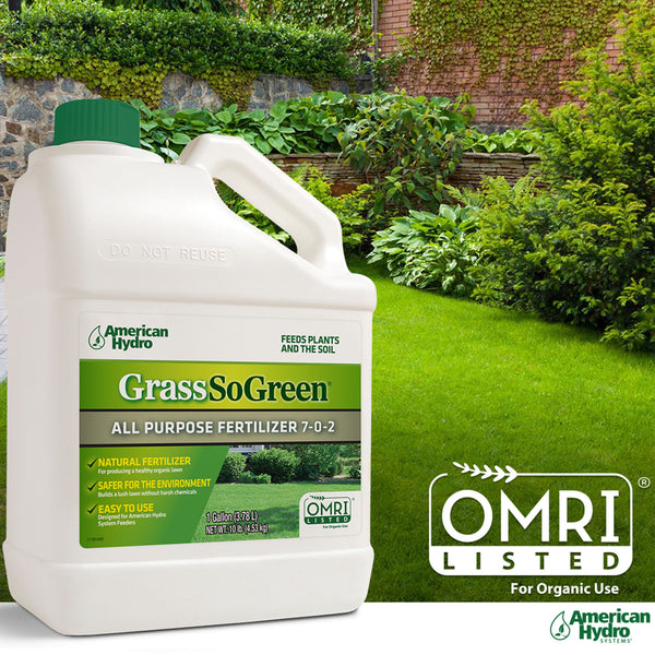 all purpose fertilizer for plants GrassSoGreen® Fertilizer, All Purpose Formula 7-0-2