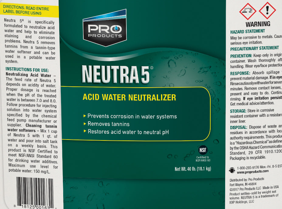 Neutra 5 Acid Water Neutralizer