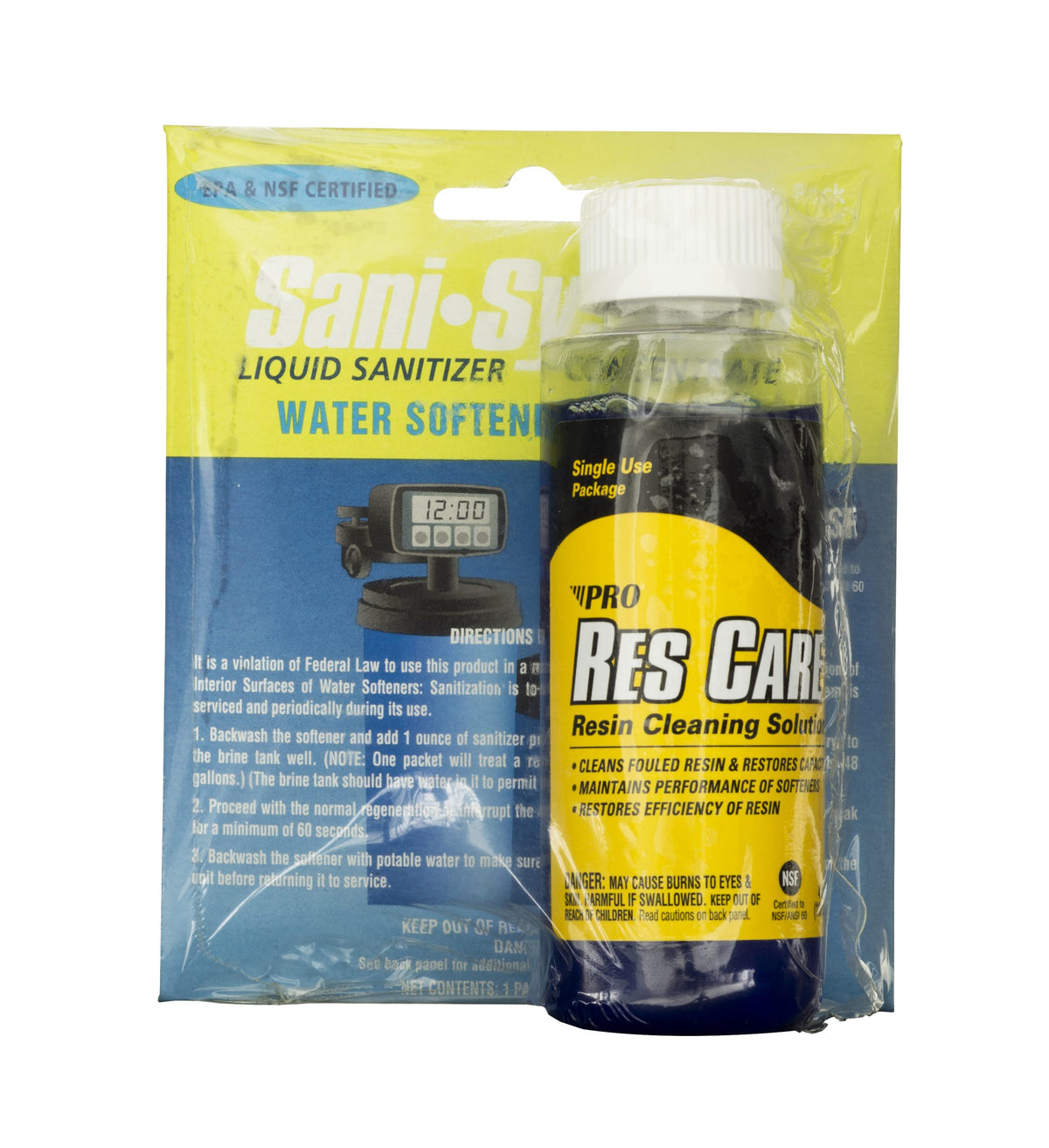 RES-UP WATER SOFTENER RESIN CLEANING SOLUTION RESIN CLEANER