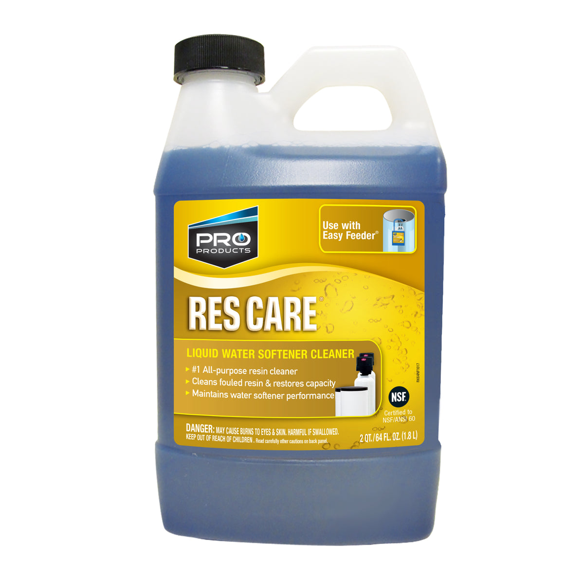  Res Care Liquid Water Softener Cleaner – Cleans Fouled Resin –  Restores Softener Efficiency – Restores Resin Capacity – Extends Water  Softener Life – Removes Contaminants : Health & Household