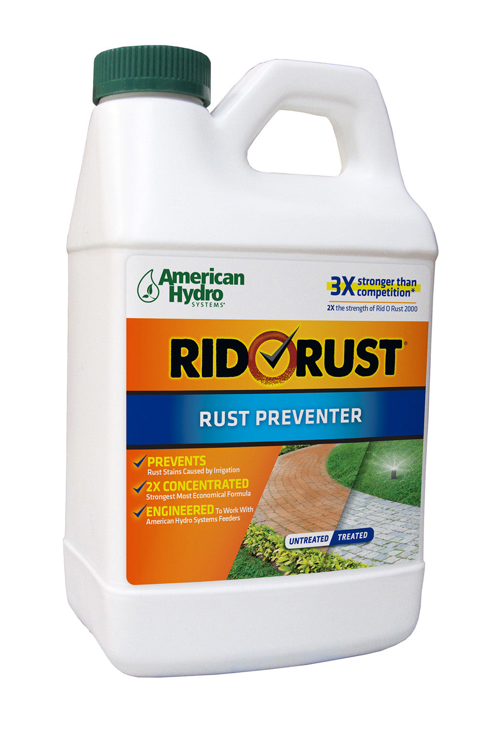 American Hydro Systems RR1 Rid O' Rust 2x Concentration Stain Preventer, 1/2 Gal